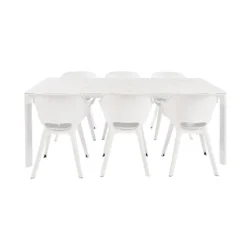 Central Park Tuintafel Ciotat Keramiek Glas/Aluminium Verstelbare Poten 205X100X75Cm-Brico New