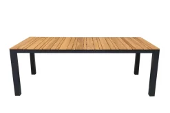 Central Park Tuintafel Limoux Aluminium/Teakhout 215X100Cm-Brico Online
