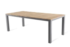 Central Park Tuintafel Limoux Teakhout/Aluminium 215X100Cm-Brico Hot