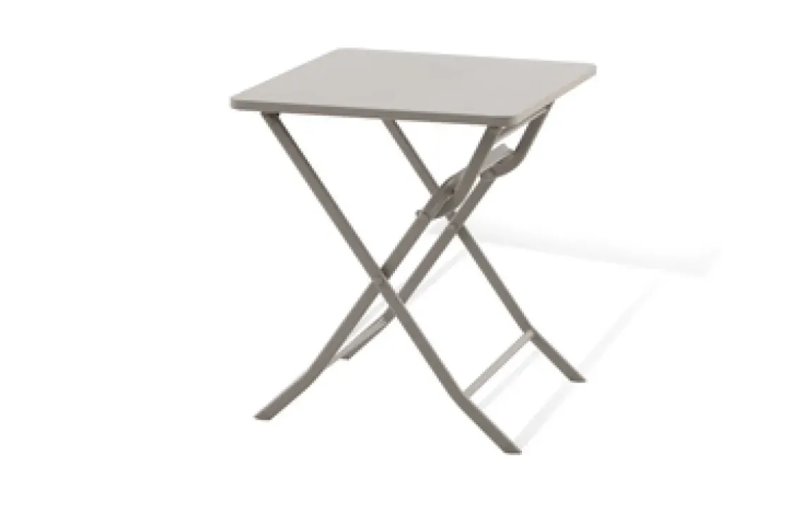 Central Park Tuintafel Stacy Inklapbaar Taupe 60X60Cm-Brico Discount