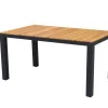Central Park Tuintafel Teak/Aluminium 152X90Cm-Brico Outlet