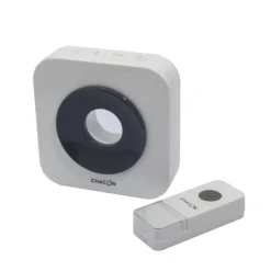 Chacon Draadloze Bel 100M Antraciet-Brico Outlet