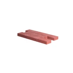 Cobo Garden Betonstraatsteen Rood Facetrand 22X11X5Cm-Brico Online
