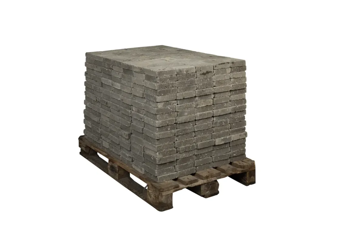 Coeck Kassei Grijs Getrommeld 15X15X4Cm 630 Stuks + Palet 3004837-Brico Clearance