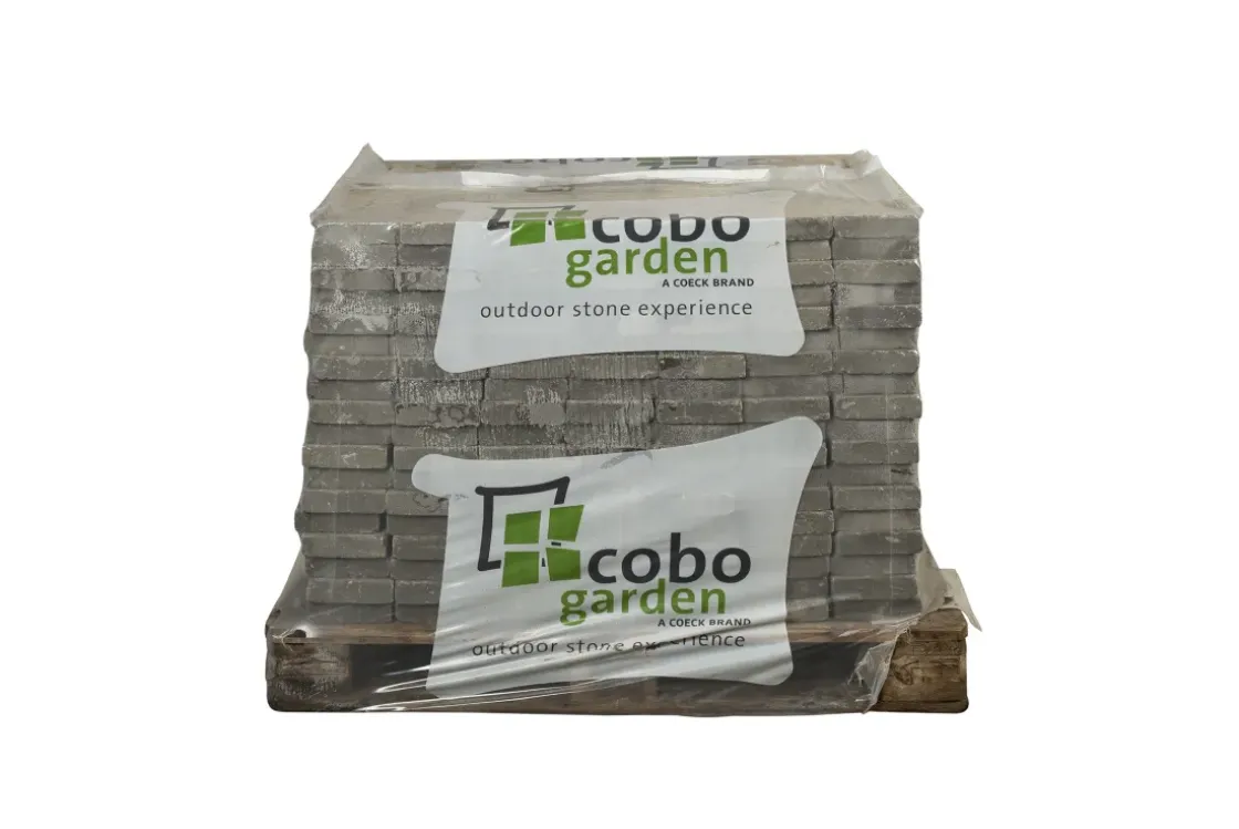 Coeck Kassei Grijs Getrommeld 15X15X4Cm 630 Stuks + Palet 3004837-Brico Clearance