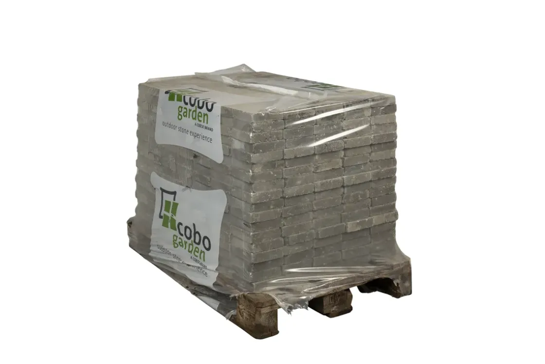 Coeck Kassei Grijs Getrommeld 15X15X4Cm 630 Stuks + Palet 3004837-Brico Clearance