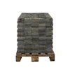 Coeck Kassei Grijs-Zwart Getrommeld 15X15X5Cm 525 Stuks + Palet 3004837-Brico New