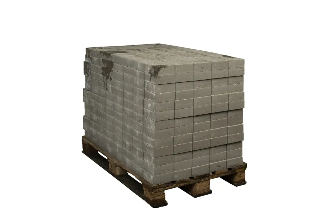 Coeck Kassei In-Line Grijs Getrommeld 15X15X6Cm 520 Stuks + Palet 3004837-Brico Online