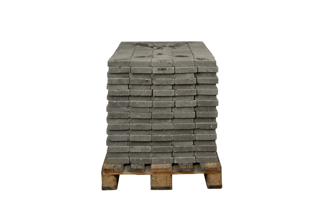 Coeck Kassei Muisgrijs Getrommeld 15X15X4Cm 630 Stuks + Palet 3004837-Brico Outlet