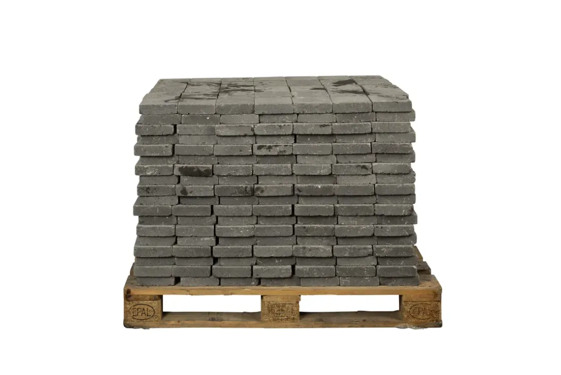 Coeck Kassei Muisgrijs Getrommeld 15X15X4Cm 630 Stuks + Palet 3004837-Brico Outlet