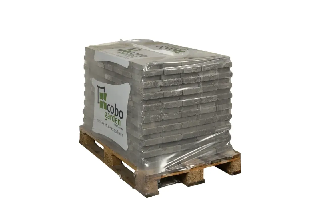 Coeck Kassei Muisgrijs Getrommeld 15X15X4Cm 630 Stuks + Palet 3004837-Brico Outlet