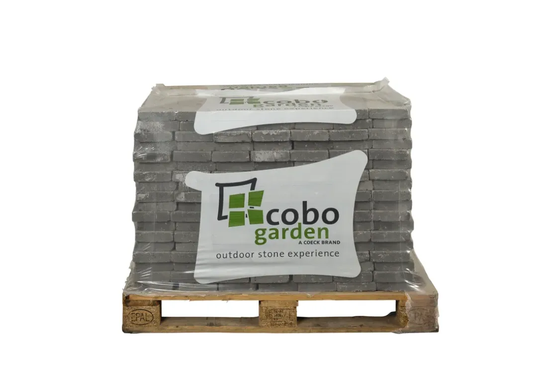 Coeck Kassei Muisgrijs Getrommeld 15X15X4Cm 630 Stuks + Palet 3004837-Brico Outlet