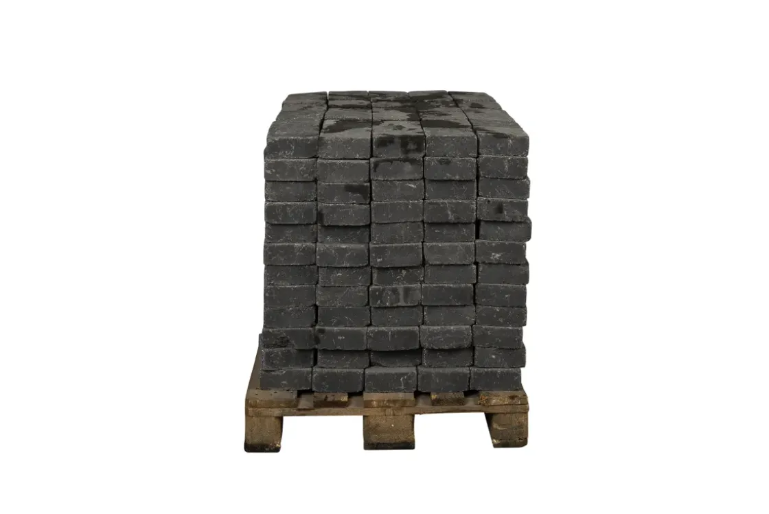 Coeck Kassei Zwart Getrommeld 15X15X6Cm 420 Stuks + Palet 3004837-Brico Outlet