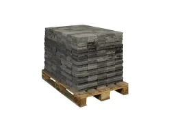 Coeck Kassei Zwart-Grijs Getrommeld 15X15X4Cm 630 Stuks + Palet 3004837-Brico