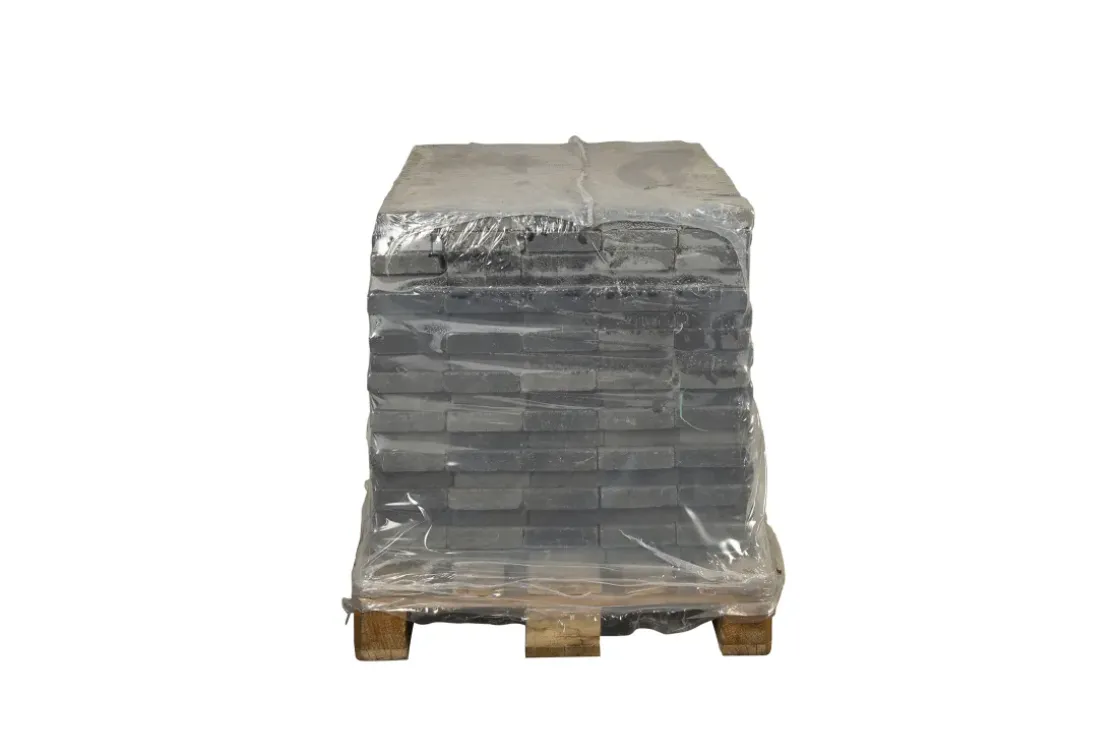 Coeck Kassei Zwart-Grijs Getrommeld 15X15X4Cm 630 Stuks + Palet 3004837-Brico