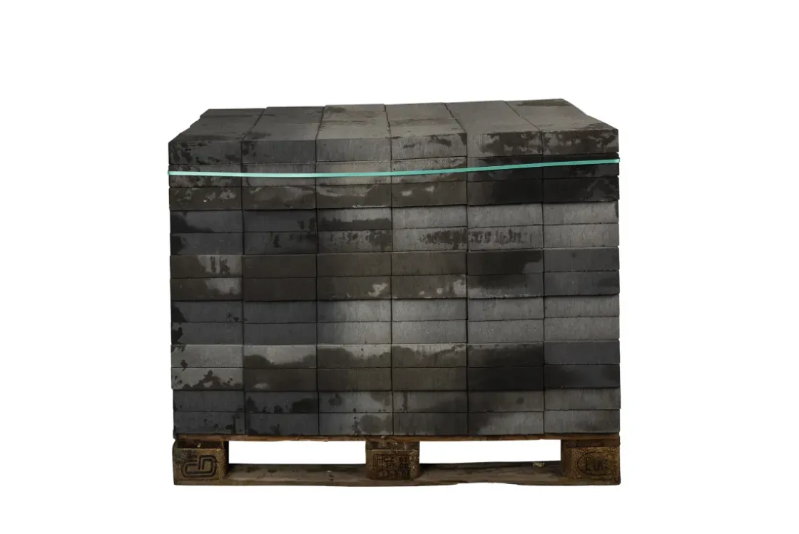 Coeck Klinker Grijs-Zwart Ongetrommeld 20X20X6Cm Velling 312 Stuks + Palet 3004837-Brico Online