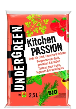 Compo Undergreen Kitchen Passion Bio Potgrond Fruit, Groenten & Kruiden 2,5L-Brico Hot