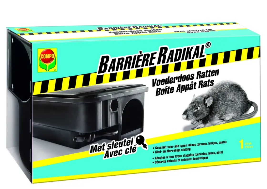 Compo Voederdoos Ratten Barriere Radikal 1 Stuk-Brico Outlet