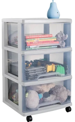 Brico Curver Ladesysteem Met Wielen Essentials Lichtgrijs 3X20L Online