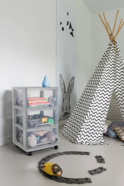 Brico Curver Ladesysteem Met Wielen Essentials Lichtgrijs 3X20L Online