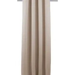 Decomode Gordijn 'Charlotte' Verduisterend Grijs Haakjes 140 X 280 Cm-Brico