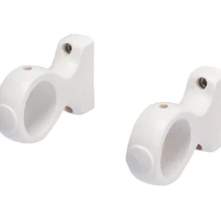 Decomode Gordijn Geslotensteunen Wit 35Mm 2 Stuks-Brico New