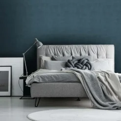 Decomode Vliesbehang Concrete Mat Blauw-Brico Hot