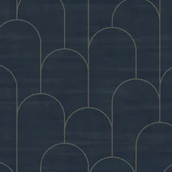 Decomode Vliesbehang Odile Blauwgroen-Brico Online