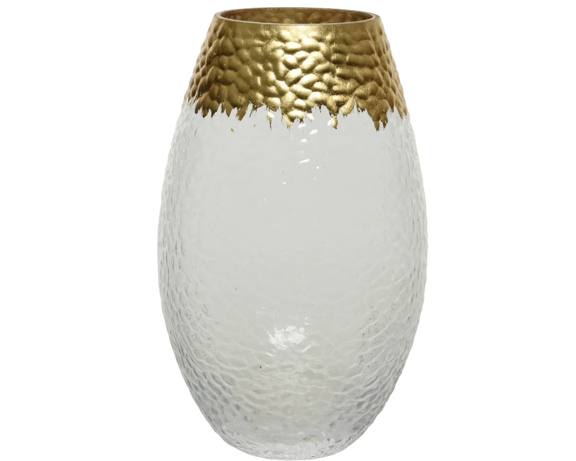 Brico Decoris Vaas Glas 20Cm Goud New