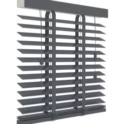 Decosol 955 Horizontale Jaloezie Hout Antraciet 160X180Cm-Brico New