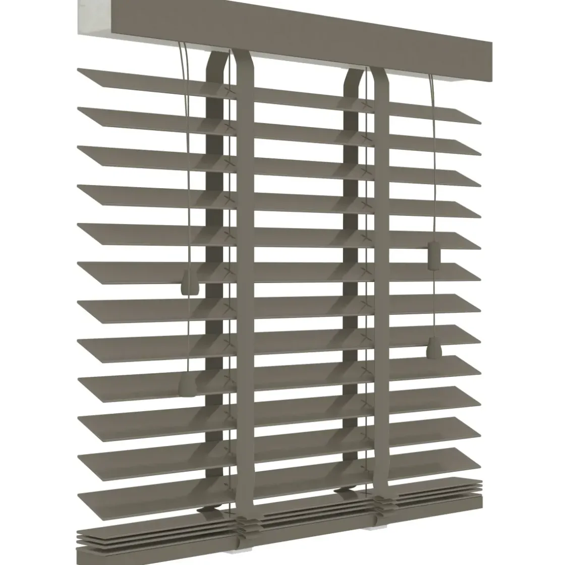 Decosol 946 Jaloezie Hout Taupe 80X180Cm-Brico Hot
