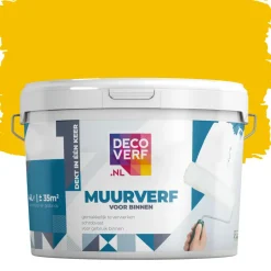 Decoverf Muurverf Goudgeel, 4L-Brico Online