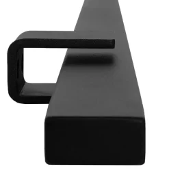 Design Trapleuning Zwart Rechthoekig - 350 Cm Met 4 Houders-Brico