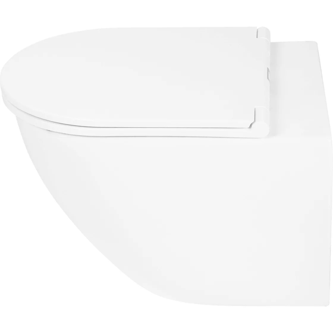 Brico Differenz Hangtoilet Mat Wit |Soft-Close & Quick Release Toiletzitting | Randloos Toiletpot Online