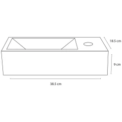 Brico Differnz Fontein Ravo Keramiek Wit 38,5Cm Online