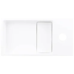 Brico Differnz Fontein 36X185X9Cm Solid Surface Wit Outlet