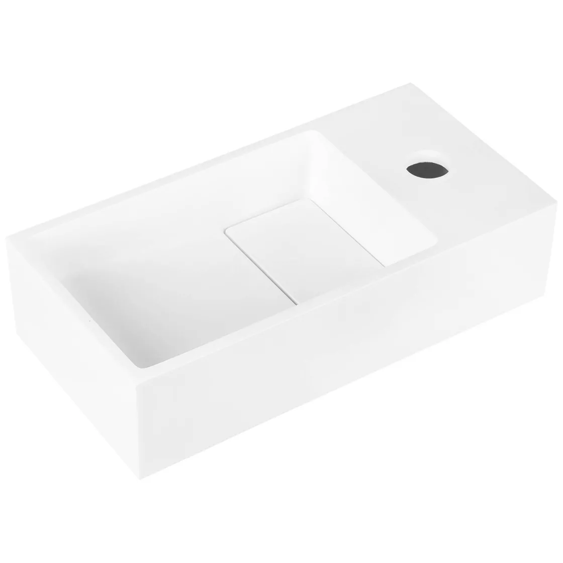 Brico Differnz Fontein 36X185X9Cm Solid Surface Wit Outlet