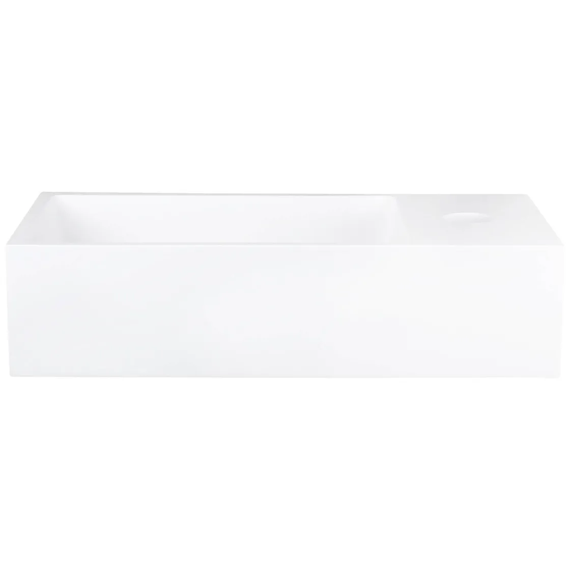 Brico Differnz Fontein 36X185X9Cm Solid Surface Wit Outlet