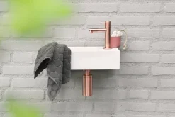 Brico Differnz Fontein 36X185X9Cm Solid Surface Wit Outlet