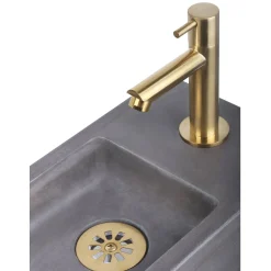 Brico Differnz Fonteinkraan Mix&Match Recht Goud Mat New