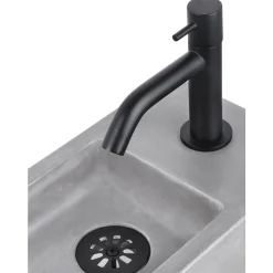 Brico Differnz Fonteinkraan Mix&Match Gebogen Zwart Mat Clearance