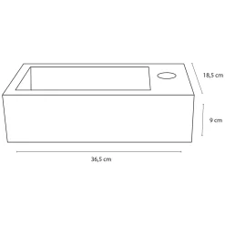 Brico Differnz Fonteinset Jukon Beton Grijs 38,5Cm Outlet