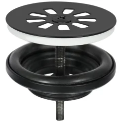 Brico Differnz Fonteinset/Handdoekrek Jukon Beton Grijs/Zwart 38,5Cm Best