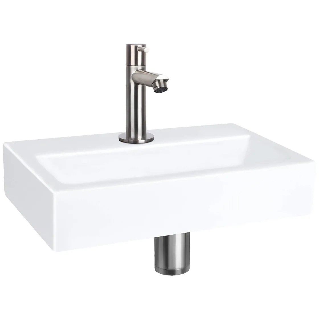 Brico Differnz Toiletfontein Flat Small Keramiek Wit 38X24X7Cm Best