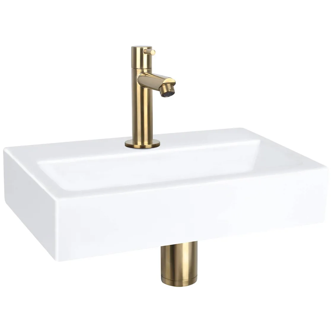 Brico Differnz Toiletfontein Flat Small Keramiek Wit 38X24X7Cm Best
