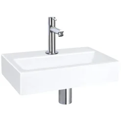 Brico Differnz Toiletfontein Flat Small Keramiek Wit 38X24X7Cm Best