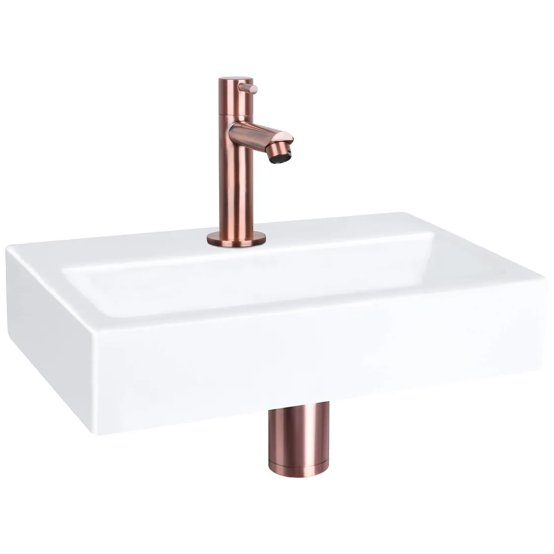 Brico Differnz Toiletfontein Flat Small Keramiek Wit 38X24X7Cm Best