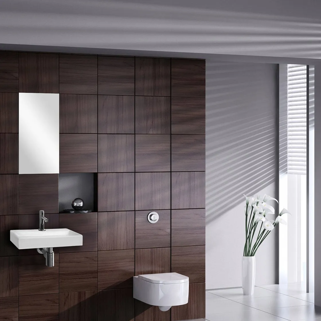 Brico Differnz Toiletfontein Flat Small Keramiek Wit 38X24X7Cm Best