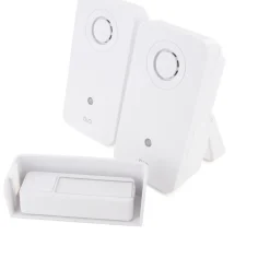 Dio Design Draadloze Deurbel Kit + 2 Ontvangers 200M Wit-Brico