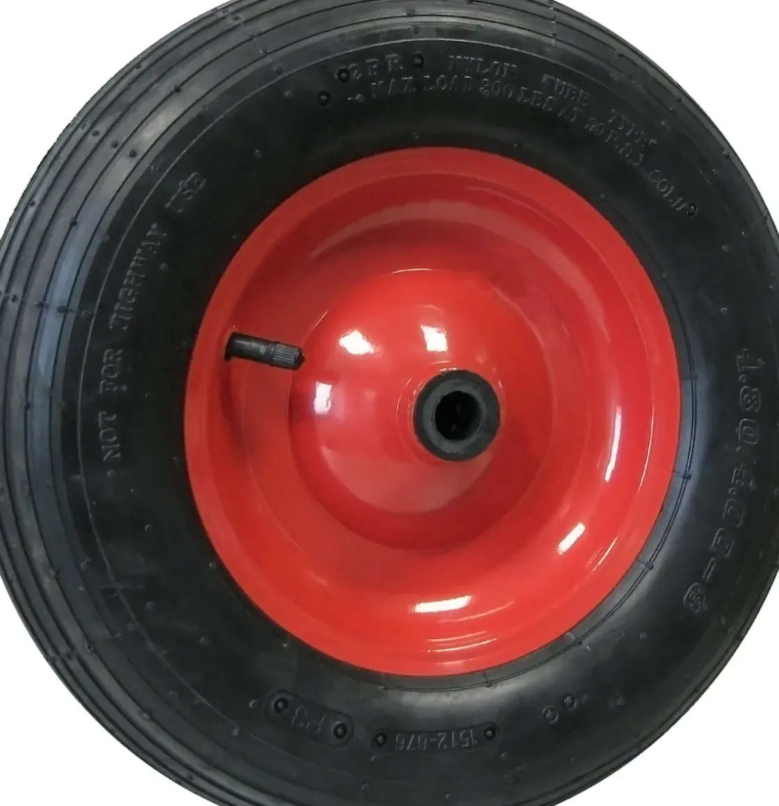 Dorner Helmer Wiel Rubber Rood 40Cm-Brico Outlet